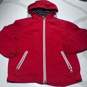 Hanna Andersson Water Resistant Red Hooded Jacket – Size 130 (7/8)